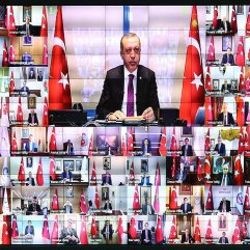 Cumhurbaşkanı Erdoğan 81 il valisiyle telekonferansta konuştu