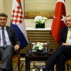 Cumhurbaşkanı Erdoğan Hırvatistan Başbakanı ile görüştü
