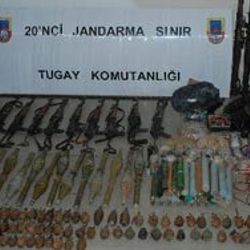 14 teröristin öldürüldüğü operasyondan kareler