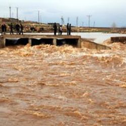 Viranşehir'de sağanak yağış köprü yıktı