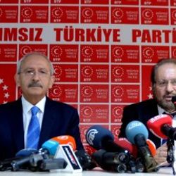 Kılıçdaroğlu BTP Genel Başkanı ile görüştü