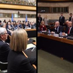 Çavuşoğlu'ndan Juncker'i susturan cevap