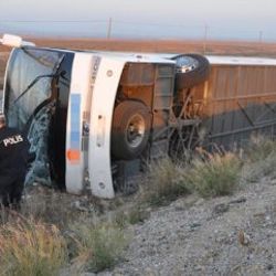 Afyonkarahisar'da otobüs kazası: 36 yaralı
