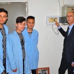 Öğrencilerin projesi 22 bin lira tasarruf ettirdi