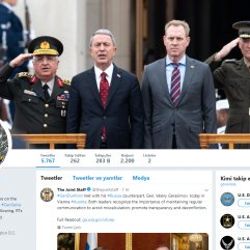ABD Genelkurmay Başkanlığı'ndan Hulusi Akar'lı fotoğraf