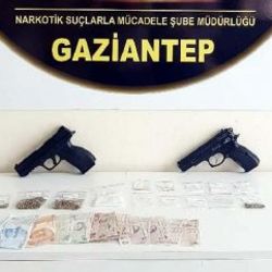 Gaziantep’te eş zamanlı uyuşturucu operasyonu