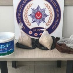 Konya'da 2 kilo eroin el geçirildi