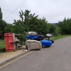 Amasya’da traktör devrildi: 4 yaralı