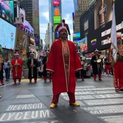 New York'un göbeğinde Mehteran Birliği konser verdi