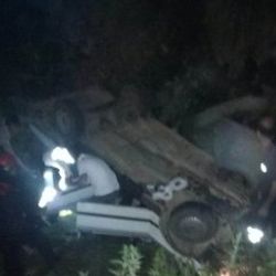 Malatya'da araç şarampole yuvarlandı: 1 ölü, 3 yaralı