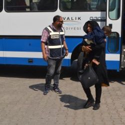 Ayvalık’ta 41 Afgan mülteci kaçarken yakalandı
