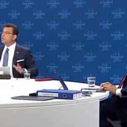 Ortak yayında adaylar birbirine soru sordu