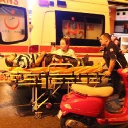 Beşiktaş'ta motosiklet kazası: 1'i ağır, 2 yaralı