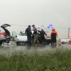 Sivas'ta tırla çarpışan aracın sürücüsü öldü