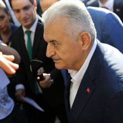Binali Yıldırım AK Parti İl Başkanlığı'nda