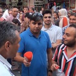 Vatandaşın Suriyeli adamla tartışması