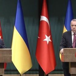 Cumhurbaşkanı Erdoğan, Ukrayna lideri ile bir araya geldi