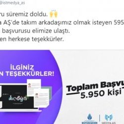 İBB'nin Medya AŞ şirketine 6 bin kişi başvurdu