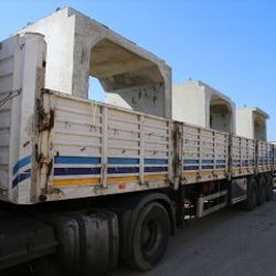 Suriye sınırındaki birliklere beton mevzi sevkiyatı
