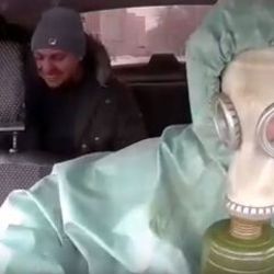 Rus taksi şoförlerinden maskeli önlem