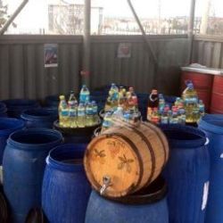 Tekirdağ'da 3 ton sahte içki ele geçirildi