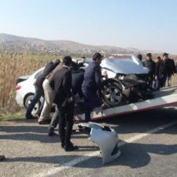 Şanlıurfa'da minibüs ile otomobil çarpıştı: 5 yaralı