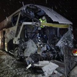 Samsun'da yolcu otobüsü kamyona çarptı: 1 ölü 1 yaralı