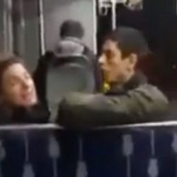 İETT otobüsünde öpüşme tartışması