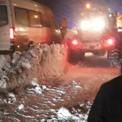 Zigana Dağı geçidinde çığ düştü