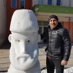 Ordu'da kardan Abdülhamit yaptılar
