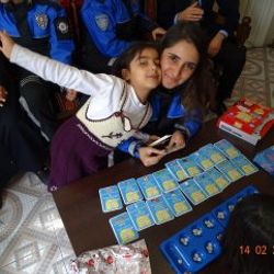 Şehit kızına doğum günü sürprizi