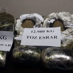 Otomobilinde 34 kilo esrar çıkan sürücü tutuklandı