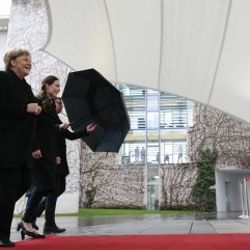 Merkel ile Marin bir arada