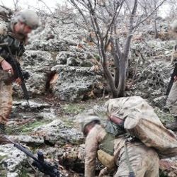 Mardin'de PKK'lı teröristlerin inlerine girildi