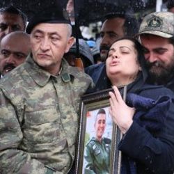 İdlib şehidi Hatay'da son yolculuğuna uğurlandı