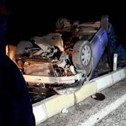 Denizli’de yolcu otobüsü ile otomobil çarpıştı: 3 ölü