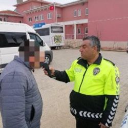 Edirne'de öğrencileri taşıyan servis şoförü alkollü çıktı