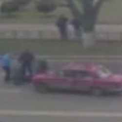 Ukrayna'da Türk vatandaşına otomobil çarptı