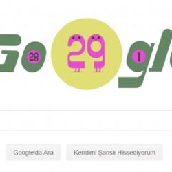 Google, 'artık gün'e özel doodle yaptı