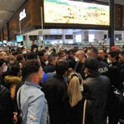 İstanbul Havalimanı'ndaki Cezayirliler Karabük'e yollandı