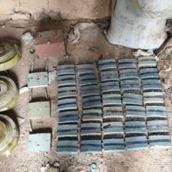 Barış Pınarı bölgesinde 41 mayın imha edildi
