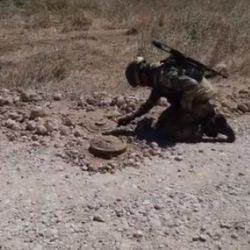 Barış Pınarı bölgesinde 2 antitank mayını bulundu