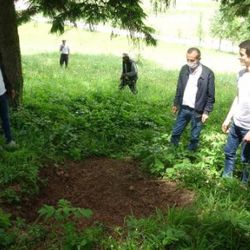 Trabzon'da 15 kişilik ekip göktaşı aradı