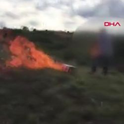 Çankırı'da teslim olmamak için kendini yakan hükümlü