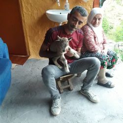 Tunceli'de bulunan yavru dağ keçisi annesine kavuştu