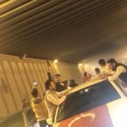 Asker uğurlama adı altında terör estirdiler