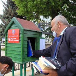 Hafik'te 'seyyar kütüphane' her yerde