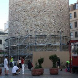 Galata Kulesi'nde restorasyon hazırlıkları başladı