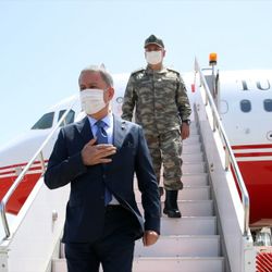 Milli Savunma Bakanı Akar, Libya'da