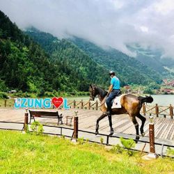 Atlı jandarma timleri Uzungöl'de de görevde